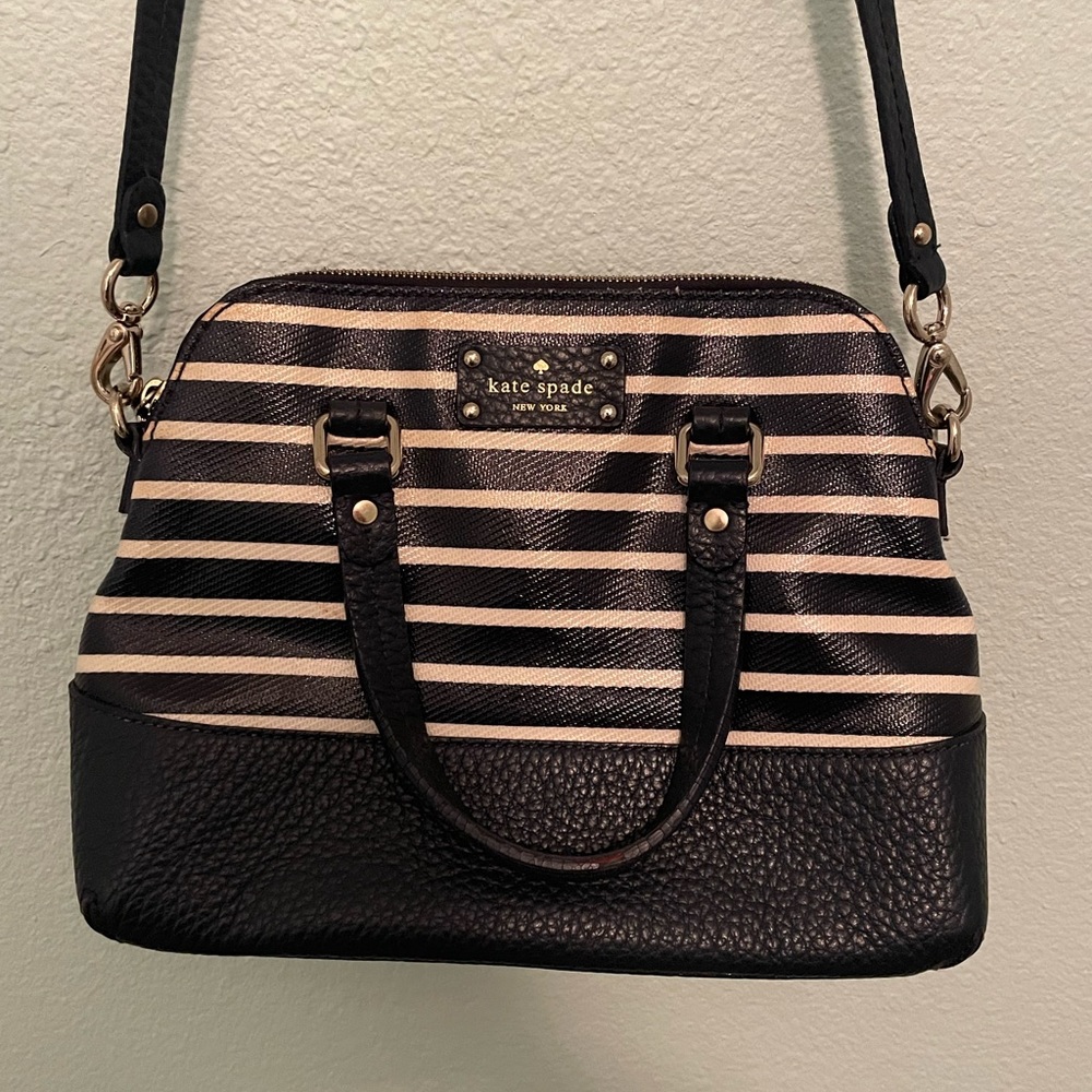 Kate Spade Navy Striped Purse